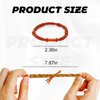 20Pcs Boho Bracelet Hair Ties for Women Tails Soft Stylish No Damage Hair Accessories Dual-Use Bracelets and Hair Tie for Thick Hair/Pony