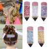 Glitter pencil hair clips,back to school gift for teens toddler girls kids,cute pencil hairpins alligator barrettes