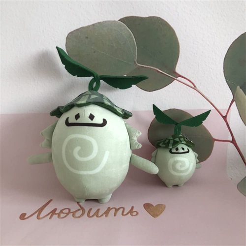 KILA MILA Game Sumeru Aranara Plush Toys Cotton Doll Pillow Cosplay Cartoon Props Accessories Xmas Gifts (E, 10")