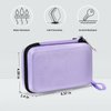 Hard Case Compatible with Analogue Pocket Handheld Game Console, Portable Mini Game Player Storage Bag for Video Games Cards, Charging Cable and Accessories (Box Only)-Purple