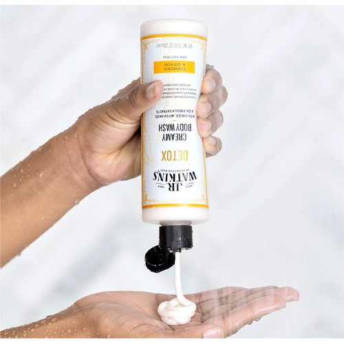 J.R. Watkins Detox Creamy Moisturizing Body Wash with Detoxifying Natural Extracts, Natural Turmeric & Citron, 12 oz