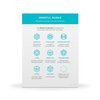 LumenKind, Mindful Marks (Platinum) 31 Tiny Temporary Tattoos Mindfulness Stickers - Inspirational Gifts for Women - Simple Mindfulness Meditation Tools for Mental Health Awareness