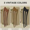 CHOISBEING Wooden French Hair Fork Handmade 3-Prong Hair Stick for Women Rosewood Hair Chopsticks for Buns Chignon Hair Pins Accessory