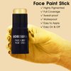 BOBISUKA Gold Face Paint Stick, Waterproof Metallic Golden Full Body Paint Sticks, Blendable Painting Kit for Halloween Makeup SFX Cosplay Special Effects Fancy Parties Cosplay Costume Stage