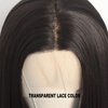 Luwigs Dark Brown Lace Front Wigs Synthetic T Lace Long Straight Chocolate Brown Synthetic Hair Replacement Wigs for Black Women 22 inch Daily Wear Party Cosplay (T-Part Lace, Dark Brown,Straight)