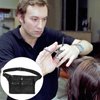 LALAFINA Hairdresser Scissor Bag Barber Bag Hairdressing Salon Pouch Waist Belt Bag Holder Pouch for Hairdressers (Black)