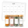 Minimalist Spice Jar Labels - 146 Preprinted Stickers for Organizing Containers, Herbs and Seasonings in the Kitchen Pantry