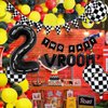 DEAPEICK 134pcs Race Car Balloon Birthday Party Supplies Decorations for Boys - Racing car Theme Party Supplies Happy Birthday Racecar Number Balloons Garland Kit Birthday Party (Arch, 2(TWO FAST))