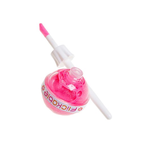 Flickable Luxe Lip Gloss Cruelty Free & Vegan, Gluten-Free, Leaping Bunny Certified, Non-GMO and Non-Sticky in Yummy Flavors (OMG Pink)