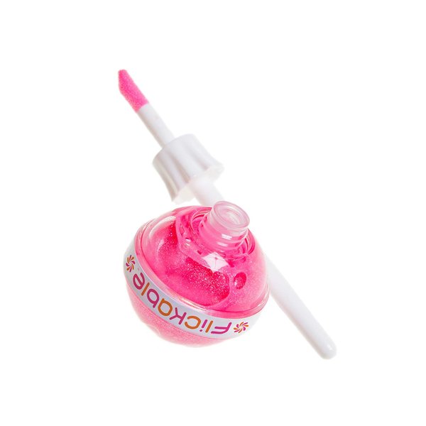 Flickable Luxe Lip Gloss Cruelty Free & Vegan, Gluten-Free, Leaping Bunny Certified, Non-GMO and Non-Sticky in Yummy Flavors (OMG Pink)