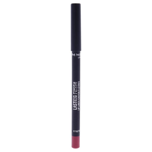 Rimmel Lasting Finish 8HR Soft Lip Liner Pencil - Vibrant, Blendable Formula to Lock Lipstick in Place for 8 Hours - 125 Indian Pink, .04oz