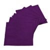 Durable 2-Ply Plain Luncheon Napkins Eco Party Tableware, Plum, Paper, 6" x 6", Pack of 50