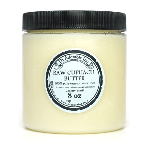 Dr Adorable - 8 oz - Cupuacu Butter - Exotic Unrefined Pure Natural Organic Cold Pressed