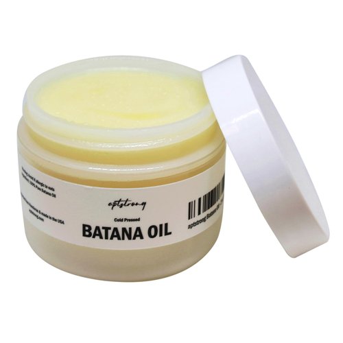 aptstrong Batana Oil for Hair, Body and Skin – 100% Organic Cold Pressed, No Burnt Smell - Made in the USA from Honduras Seeds - 2 oz Solid
