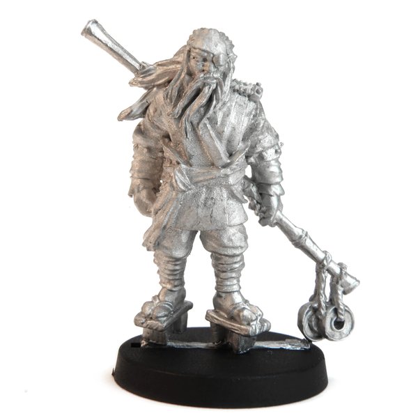 Stonehaven Human Monk Miniature Figure (for 28mm Scale Table Top War Games) - Made in US
