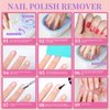 Teenitor Nail Soaking Bowl, Soak Off Bowl Nail Soaking Bowl Acetone Proof, Soak Off Gel Polish Remover Bowl, Manicure Bowl for Hand and Cuticle Peeler Scraper Cuticle Oil Nail File and Nail Buffer