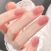 ASMAYSA Air Dry Clear Pink Nail Polish, Jelly Gel Nail Polish for Girls, Clear Pink Gel Polish for Women, Long Lasting Sheer Pink Nail Polish, Translucent Pink Nail Polish for DIY Manicure Home, 12ML