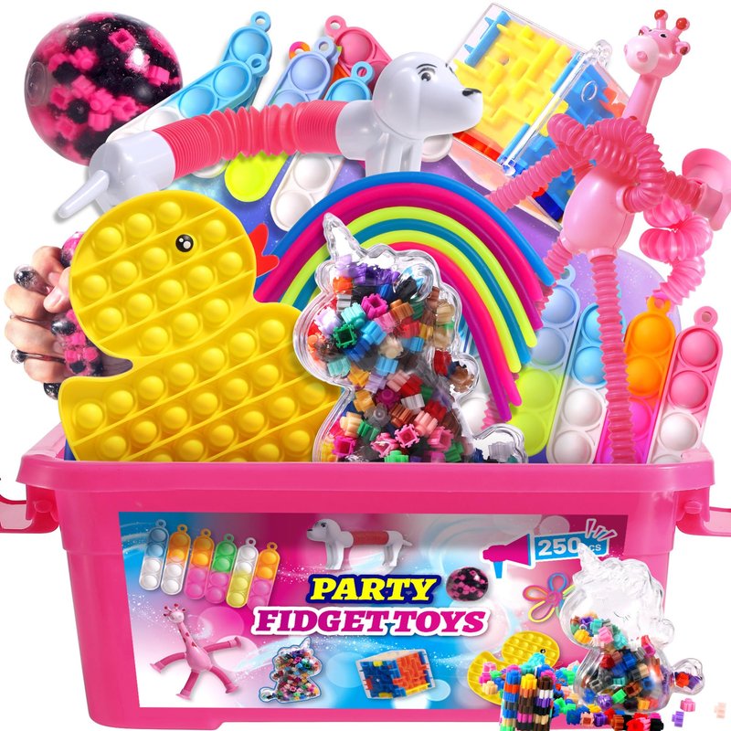 Fidget Toys Set,Party Favors for Kids,Stocking Stuffers,Treasure Box ...