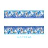 Omto 2pcs Cinderella Tablecloth Disposable Tablecover Birthday Party Supplies and Decorations for Kid Boy Baby Shower Rectangle Tables 70"X42",2 Pack