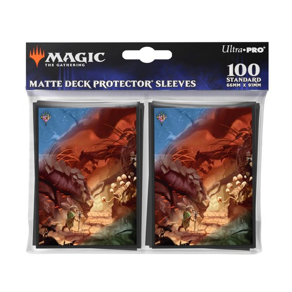 Ultra Pro - Magic The Gathering: Bloomburrow 100ct Deck Protector® MTG Sleeves Featuring Season Lands: Forest Summer, Protect and Store MTG Cards, Standard Size Card Sleeves