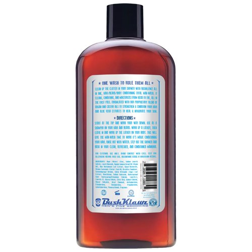 ACTIVE PRINCE MAN 3-in-1 Shampoo Conditioner Hair Beard Body Wash - American Viking Crew Cannon Bulldog Duke PH Ballwash