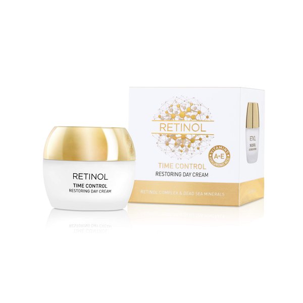 Edom Retinol Time Control Restoring Day Cream- Moisturizes & Hydrates Skin, Restoring Antioxidants, Smoothing The Appearance of Fine Lines and Wrinkles, Promoting Skin Natural Elasticity. 1.7 fl.oz