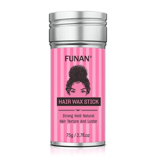 SUOFEIYA Wax Pomade Stick for Hair Styling, Non-Greasy Slick Edge Control and Frizz Fighter for Wigs and Flyaways, 2.7oz