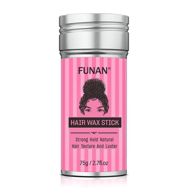 SUOFEIYA Wax Pomade Stick for Hair Styling, Non-Greasy Slick Edge Control and Frizz Fighter for Wigs and Flyaways, 2.7oz