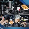 THIS HILL Cup Holder Tray for Car, 2 in 1 Detachable Car Food Table Tray with Solid Base & Phone Slot,Car Cup Holder Expander with 360°Rotation Tray for Travel Road Essentials Accessories