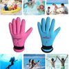 EXCEREY Kids Neoprene Skid-Proof Wetsuit Diving Gloves 3MM Surf Snorkeling Gloves(Blue, S)