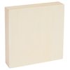 Bright Creations 4x4 Wood Canvas Boards for Painting, Blank Deep Cradle Canvas for Art Projects (6 Pack, 0.85 in Thick)