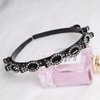 YienDoo Fashion Crystal Hair Band Sparkling Crystal Bangs Hairstyle Clips Hairpin Silver Rhinestones Headband Bridal Crown Tiara Hair Hoop Wedding Hair Accessories for Women Girls