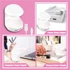 MEKK Mini UV Light for Gel Nails UV Light for Nails Innovative One Finger UV LED Nail Lamp 16W UV Nail Lamp Portable LED Nail Lamp Professional Nail Dryer for Nail Art Tools (White)
