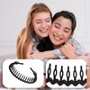 WLLHYF 3 Pieces Sharks Tooth Hair Comb Plastic Non Slip Headband Wavy Teeth Hair Hoop Fashion Effortless Hairband Hair Accessory for Women Girls Men (Style A)