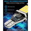 Yorkim 921 LED Bulb 6000K White 921 led reverse lights Bright 21-SMD 2835 Chips Error Free T15 led Backup Light Bulbs 906 904 902 W16W 912 led lights for car, Pack of 2