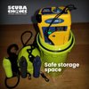 Scuba Choice Scuba Diving Snorkeling Waterproof Cylindrical Dry Box with Clip, Yellow Small