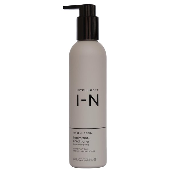 InspiraMint Conditioner, Invigorating Organic Conditioner for Fine and Oily Hair with Peppermint Oil, Hydrating, Refreshing, 8 Fl Oz