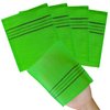 NOPIGO Korean Exfoliating Body Scrubber for Shower 4p(Green), Asian Exfoliating Bath Washcloth for Dead Skin, Bath Sponge