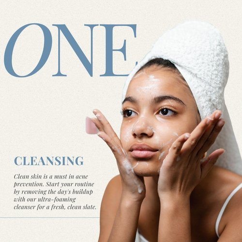 Clearogen Hormonal Acne Solution Natural Anti-DHT Ingredient Original Benzoyl Formula Benzoyl Peroxide, 1-Month Kit