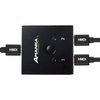 HDMI Switcher, AMANKA 4K HDMI Splitter 2 Ports Bi-Direction Manual Switch 2 x 1/1 x 2 HDMI Passthrough,No External Power Required-Supports HD 4K x 2K 1080P