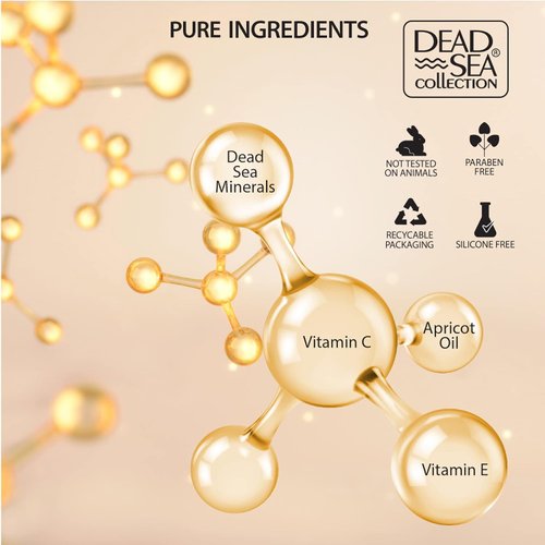 Dead Sea Collection Anti-Wrinkle Night Cream for Face with Vitamin C & Carrot and Sea Minerals - Nourishing and Moisturizer Face Cream (1.69 fl.oz)
