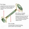 Ysrisny Jade Roller for Face and Gua Sha Set Face Roller Natural Jade Stone for Anti Aging,Eye Puffiness Wrinkles,Skincare Massage Tools for Face Eyes