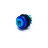 Arcity 6 Pcs/Lot 28mm Arcade LED Push Buttons Illuminated Player 1P 2P Coin Start Select Lit Blue with Microswitch for Arcade Machine Games Console Parts 5V