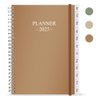 2025 Planner - Planner 2025 for Women & Men, January 2025 - December 2025, Monthly and Weekly Calender Planner with 12 Monthly Tabs, 6.4" x 8.5", Brown