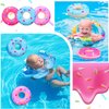 Civaner Donuts Pool Inflatable Floats Doughnut Swimming Rings Tubes Multicolored Inflatable Tubes Floaties Toys for Kids Adults Beach Pool (6 Packs)