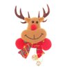 NUOBESTY Christmas LED Flashing Brooch Pins Lighted Brooch Christmas Brooch Bear Santa Elk Reindeer Christmas Ornaments Kids Christmas Gifts Party Supplies favors