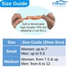 Chiroplax Hammer Toe Cushions Pads Temporary Straightener Corrector Overlapping Relief Separator Crest Splint, 4 Pack (Size Medium, Beige)