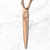 Gold Hair Scissors for Professional Hairdressers - 6 Inch Saki Shears Ikigai Gold Hair Shears - 440C Steel - Razor Sharp Cutting, Durable