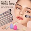 All in One Makeup Set for Women Full Kit Includes 18 Colors Eyeshadow Palette Foundation Face Primer Eyeliner Lipgloss Makeup Brushes Mascara Eyebrow Pencil Concealer Gift Set for Women Girls or Teen