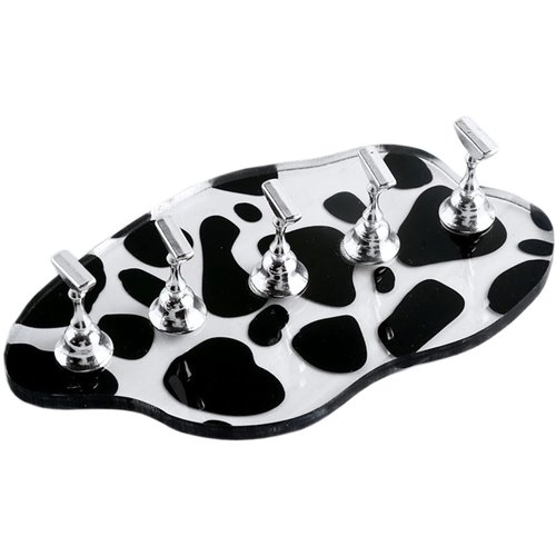 2Set Acrylic Nail Stands with 42pcs Reusable Putty Metal Nail Holder for Painting Nail Display Stand Nail Hand Practice Nail Tip Stand Magnetic Nail Art Tools DIY for Homes and Salons